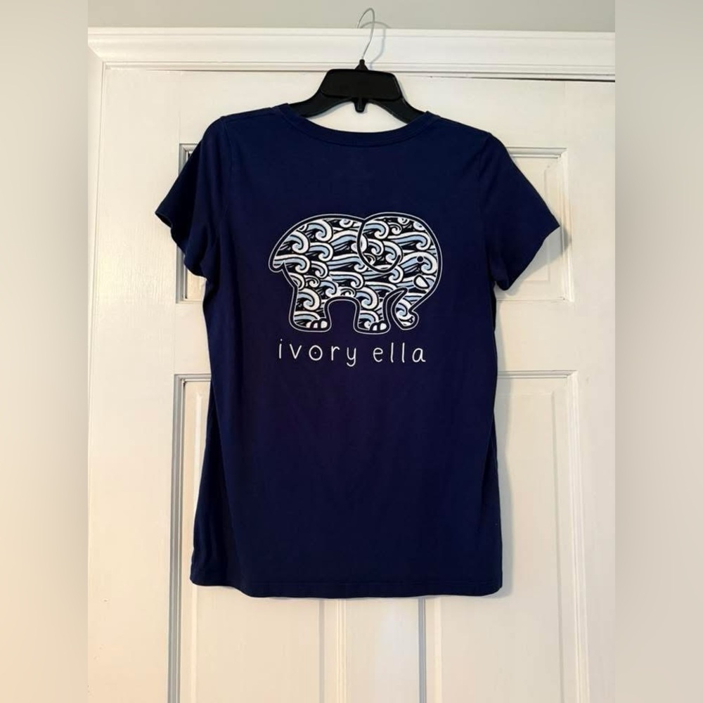 Ivory Ella navy blue tshirt